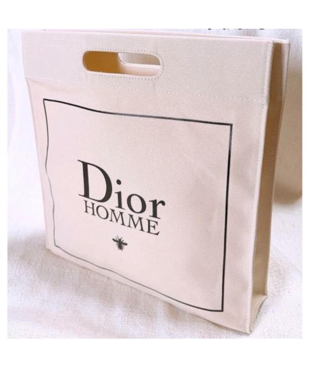 CHRISTIAN DIOR Бежевая сумка тоут, фото 5