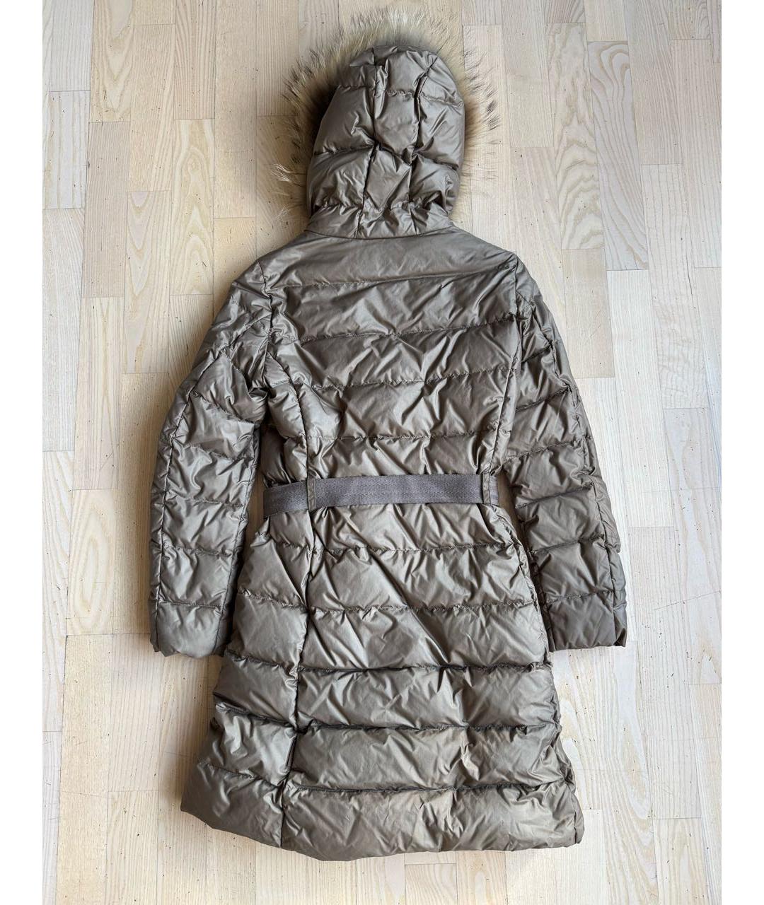 MONCLER Золотой пуховик, фото 2