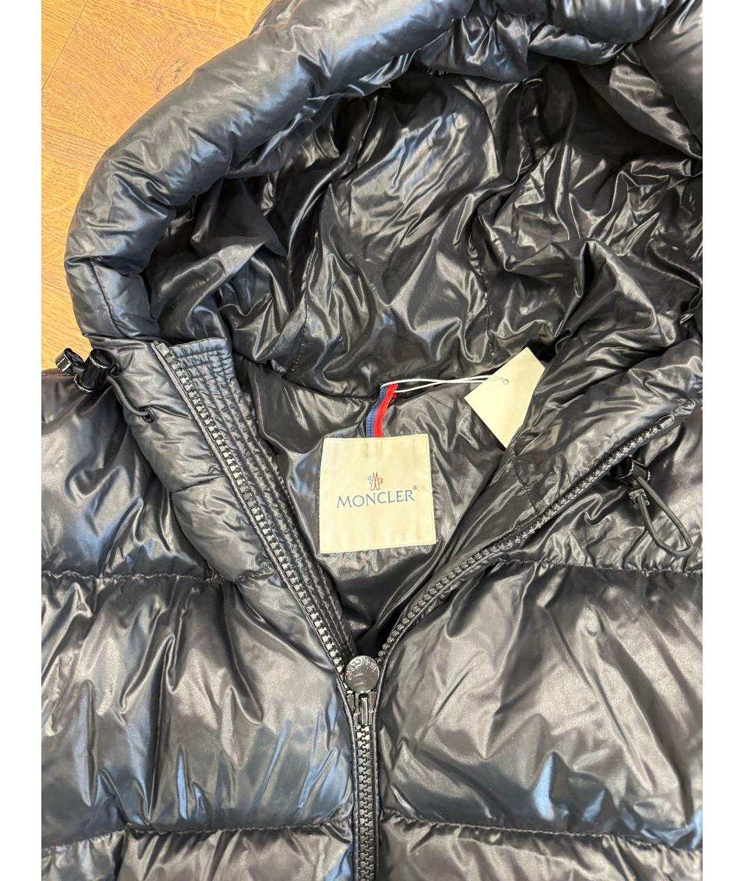 MONCLER GRENOBLE Черный пуховик, фото 3