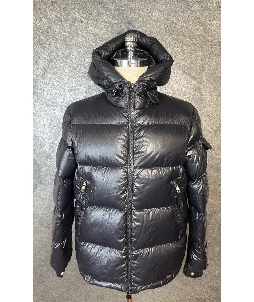 MONCLER GRENOBLE Черный пуховик, фото 5