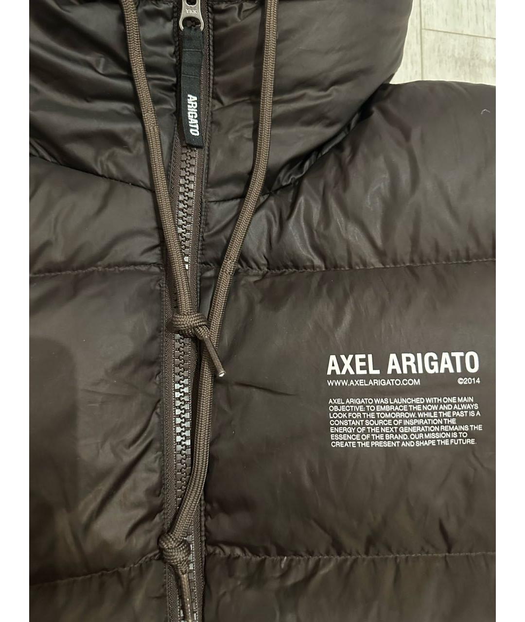 AXEL ARIGATO Коричневый пуховик, фото 3