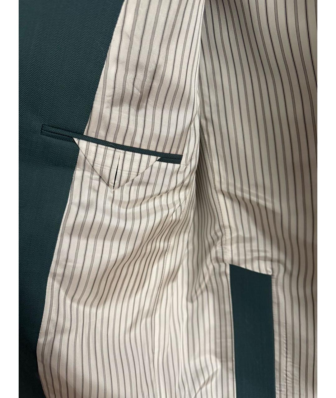 ACNE STUDIOS Бирюзовый полиэстеровый жакет/пиджак, фото 4