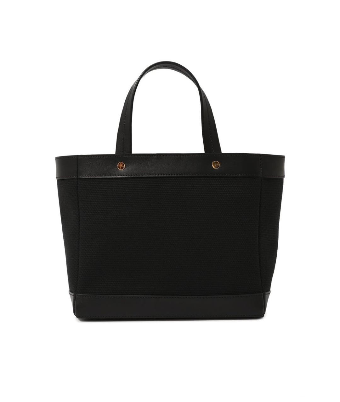 TOM FORD Черная тканевая сумка тоут, фото 3