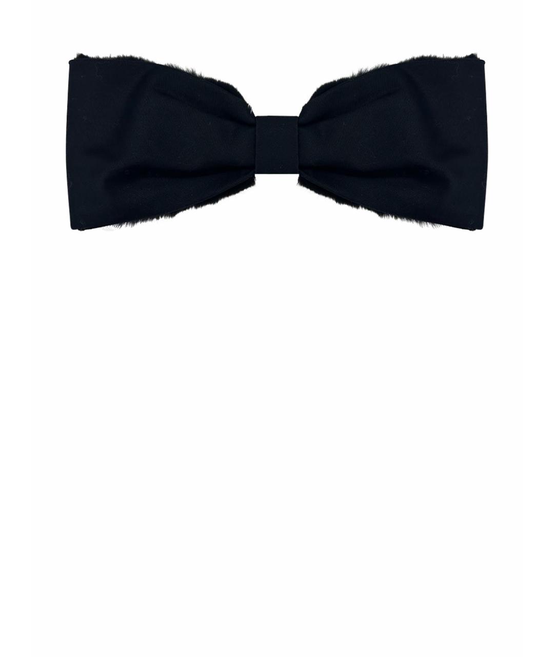 HERMES Черная повязка на голову, фото 1