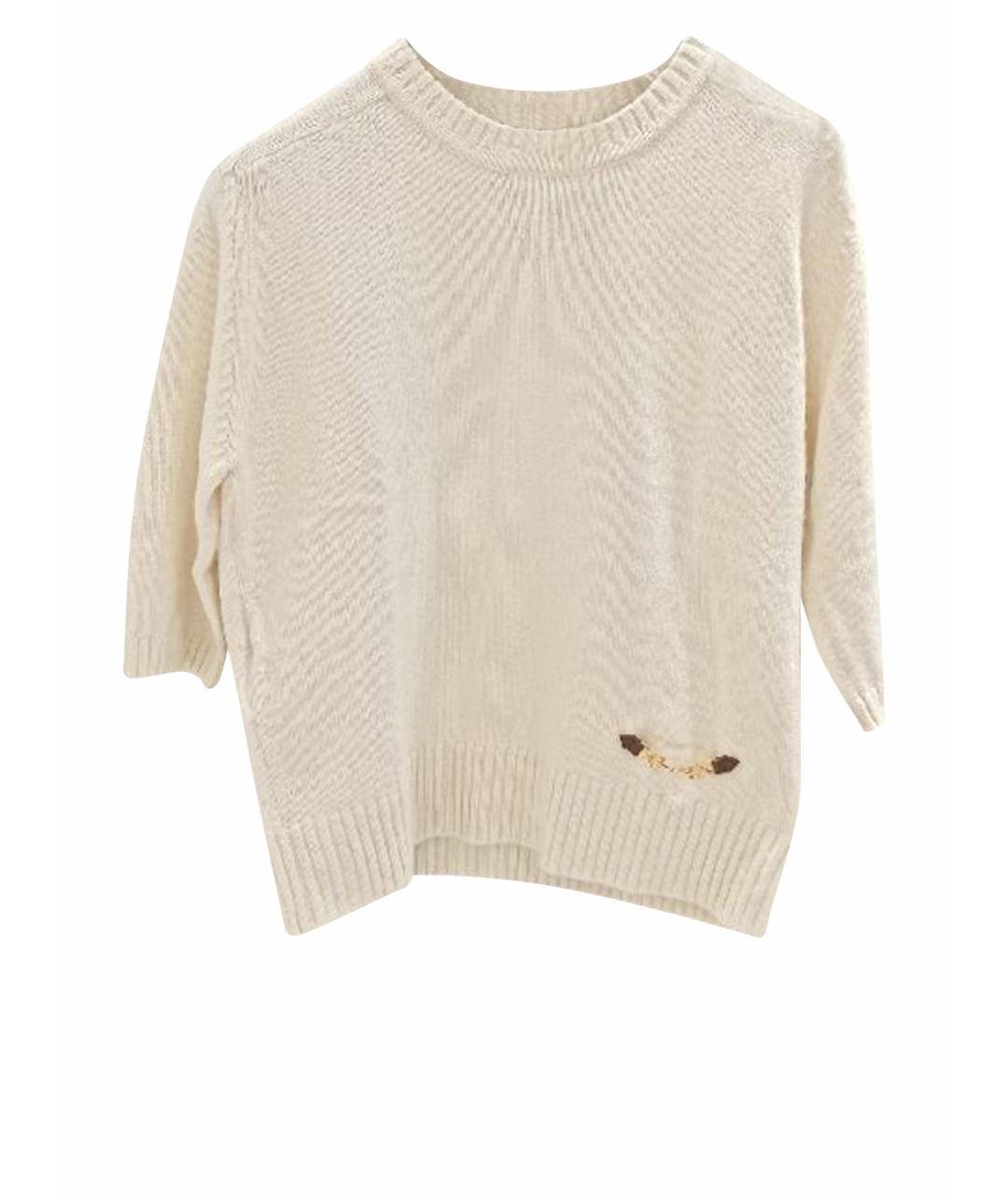 GUCCI Бежевый кашемировый джемпер / свитер, фото 1