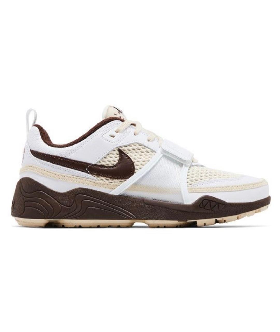 NIKE Коричневые текстильные низкие кроссовки / кеды, фото 9