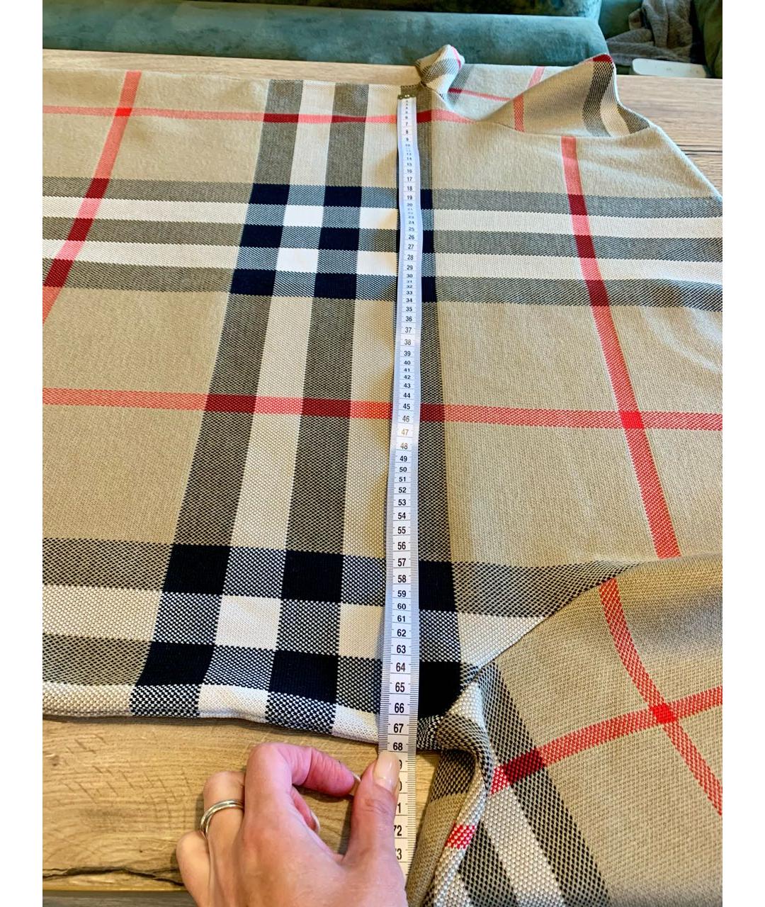 BURBERRY Бежевый шерстяной джемпер / свитер, фото 8