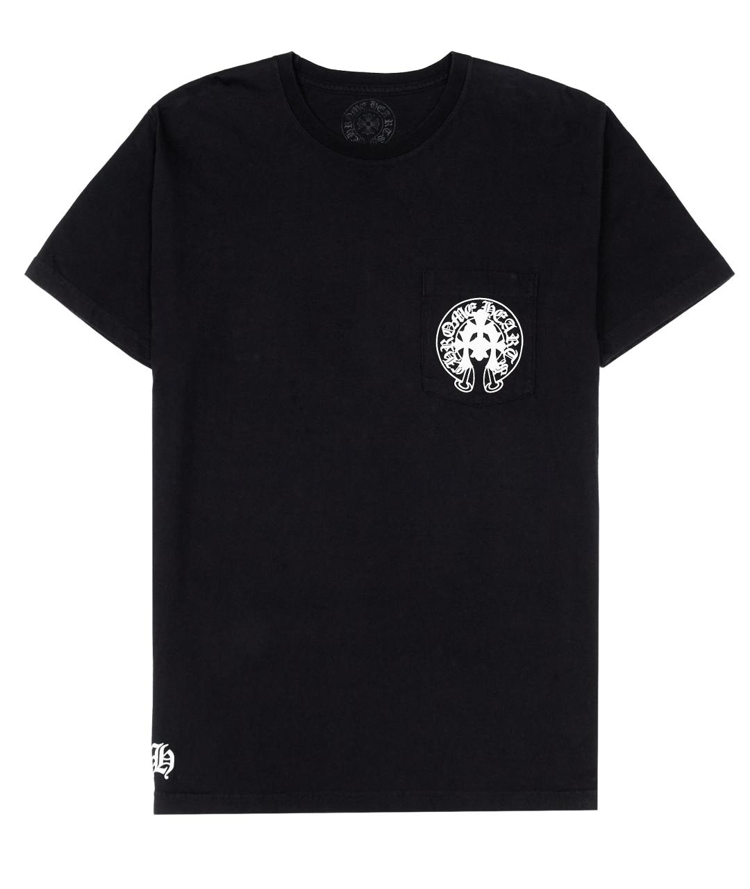 CHROME HEARTS Черная хлопковая футболка, фото 1