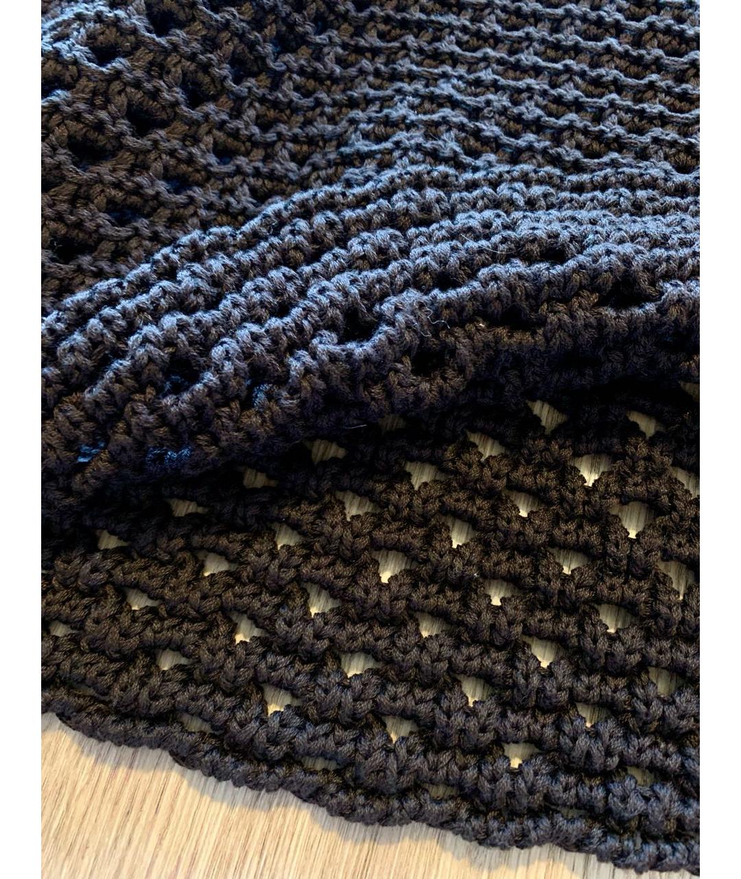 VALENTINO Черный хлопковый джемпер / свитер, фото 4