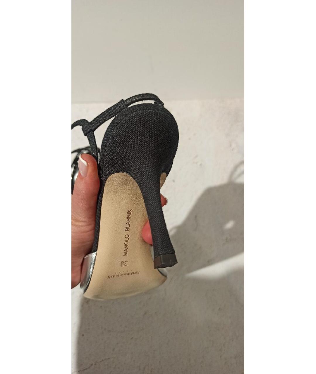 MANOLO BLAHNIK Черные туфли, фото 7