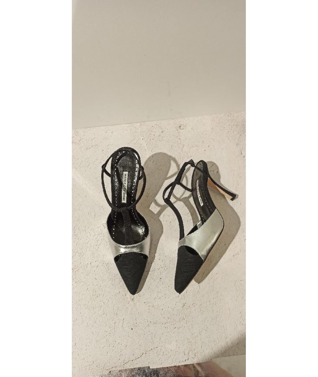 MANOLO BLAHNIK Черные туфли, фото 4