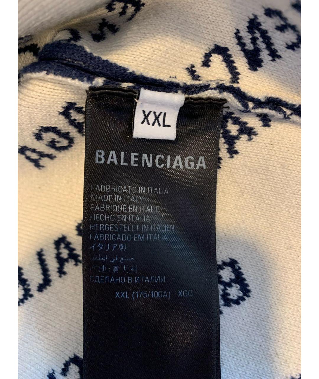BALENCIAGA Темно-синий хлопковый джемпер / свитер, фото 5