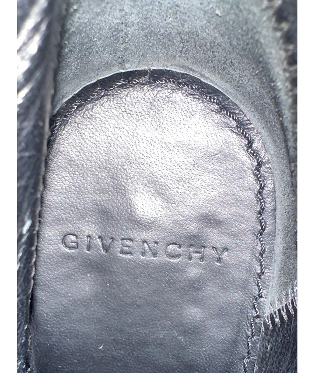GIVENCHY Черные кожаные ботильоны, фото 4
