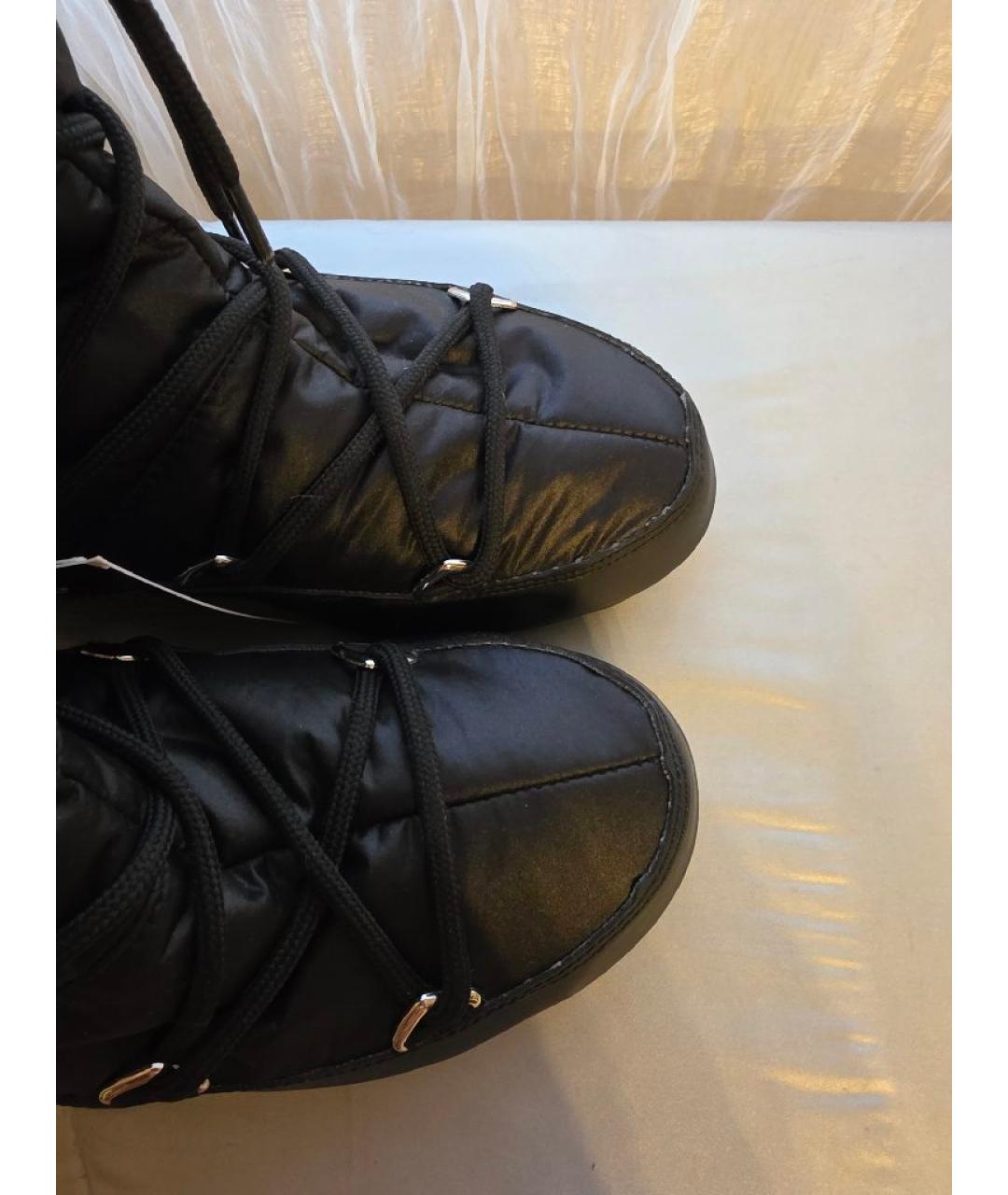 MOON BOOT Черные сапоги, фото 3