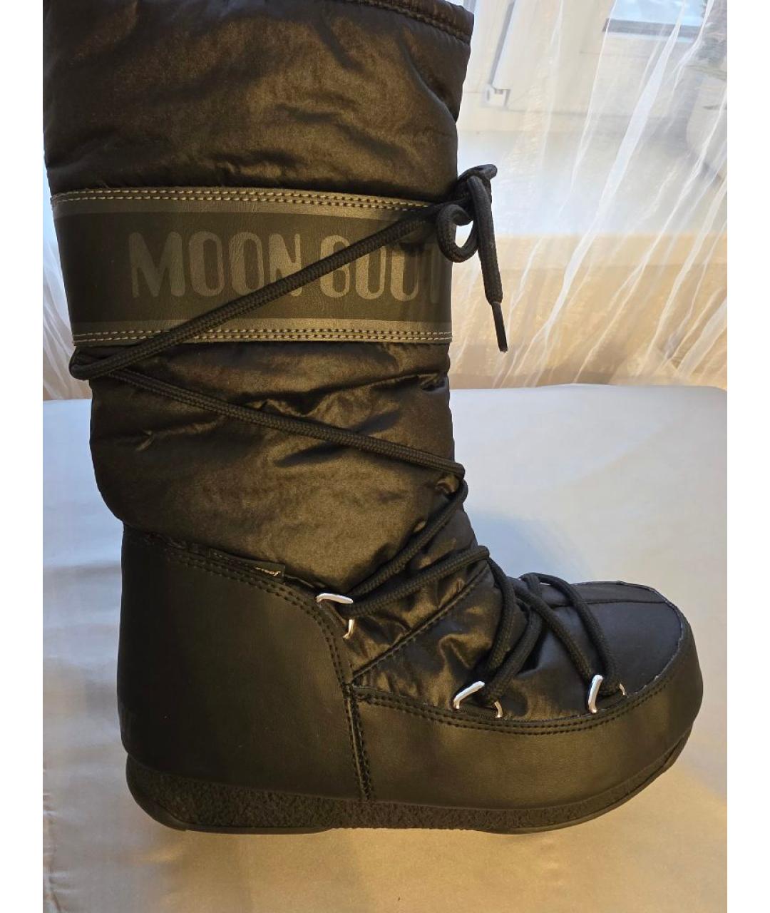 MOON BOOT Черные сапоги, фото 7