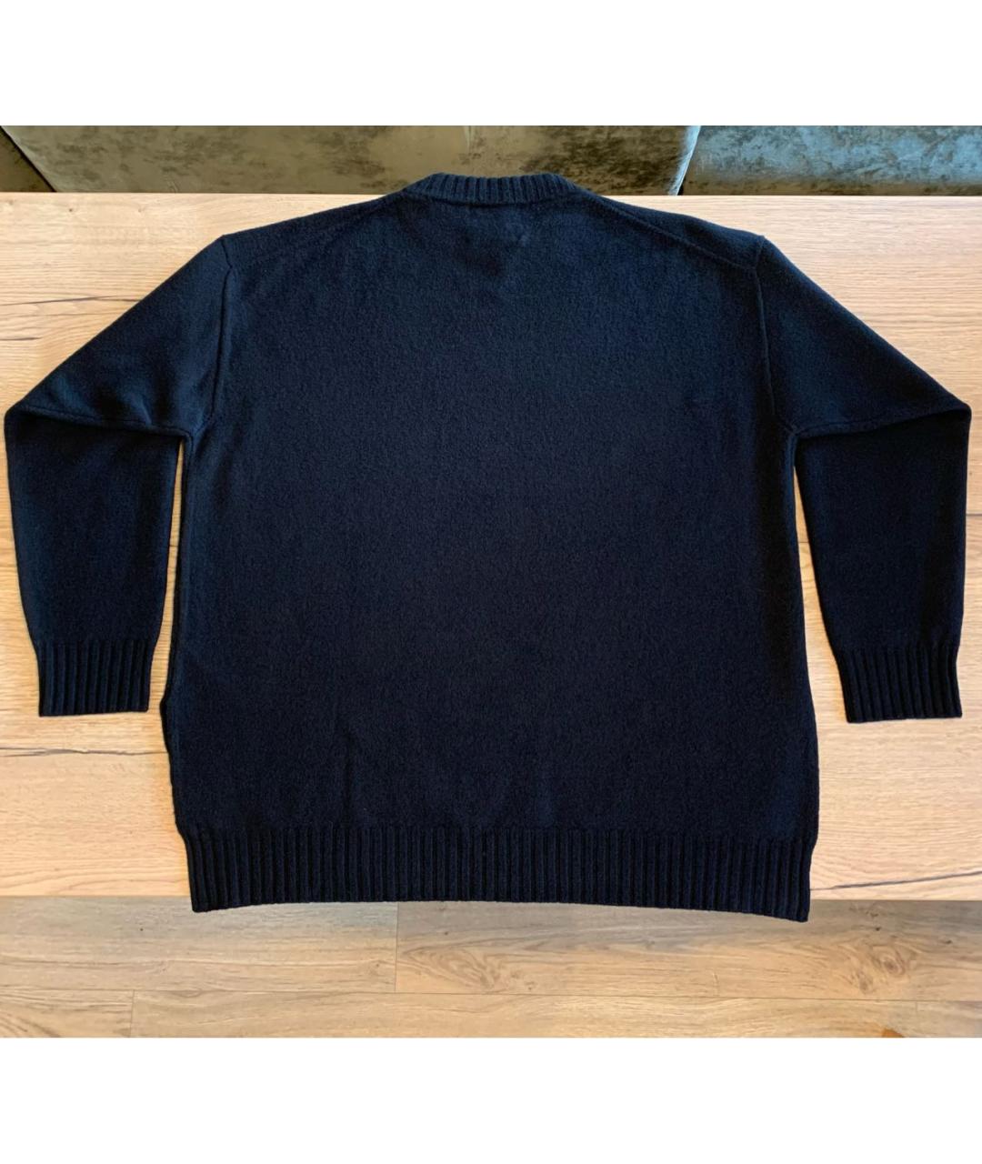 JIL SANDER Черный шерстяной джемпер / свитер, фото 2