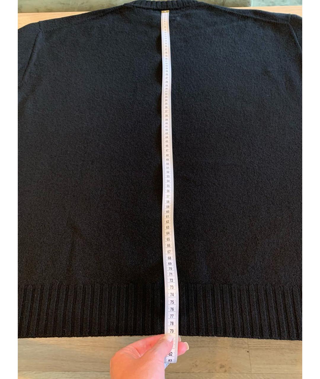 JIL SANDER Черный шерстяной джемпер / свитер, фото 8