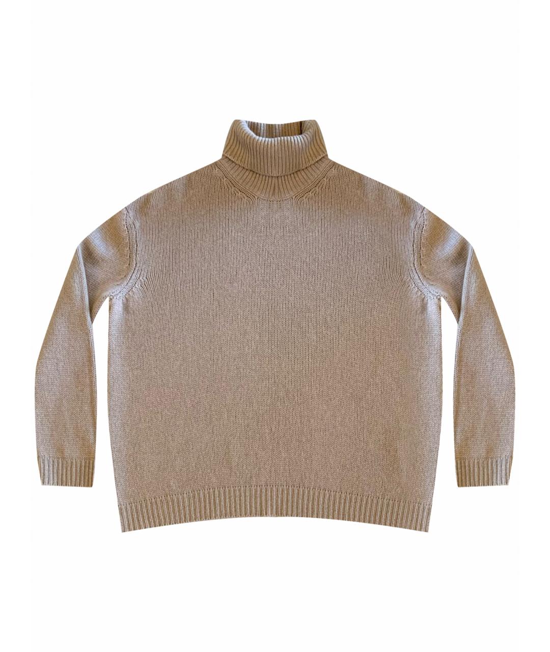 VALENTINO Бежевый кашемировый джемпер / свитер, фото 1
