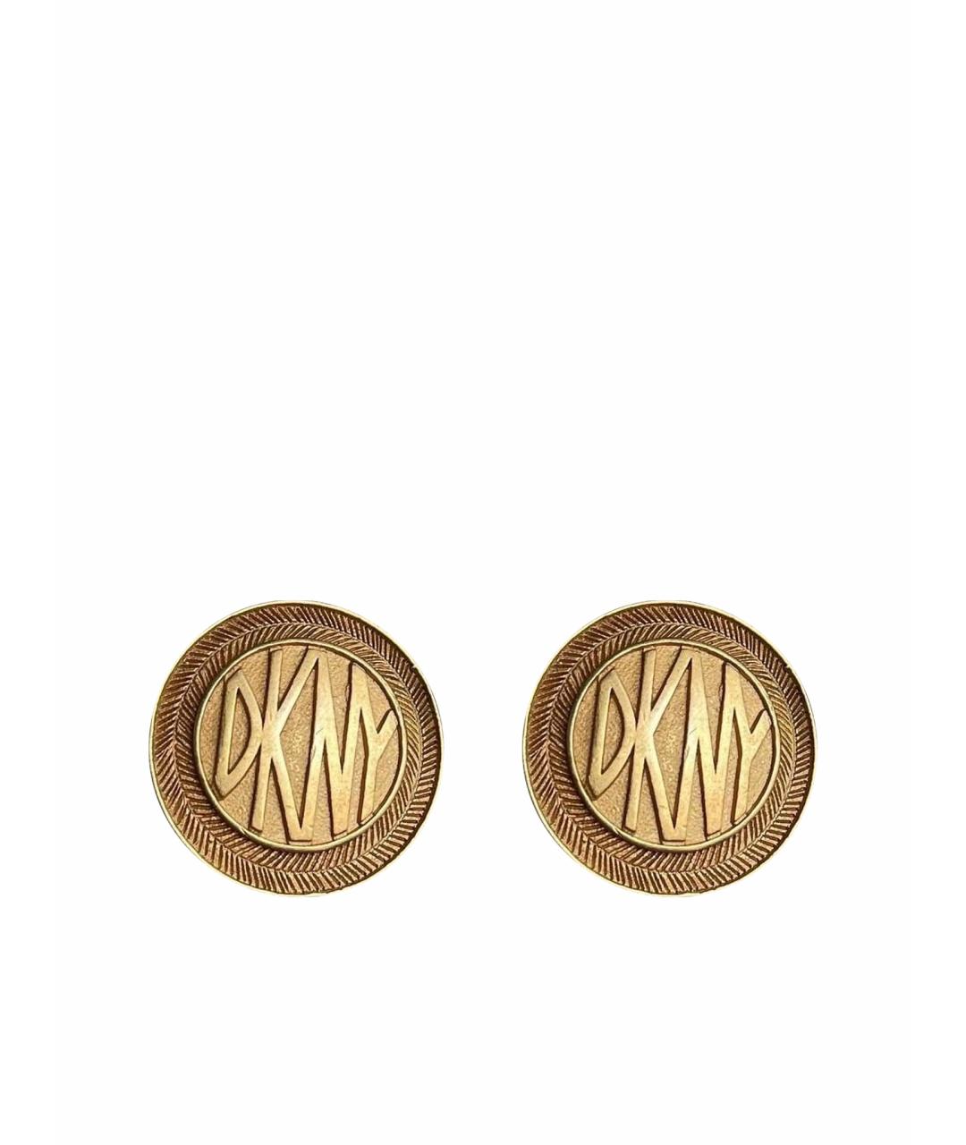 DKNY Золотые клипсы, фото 1