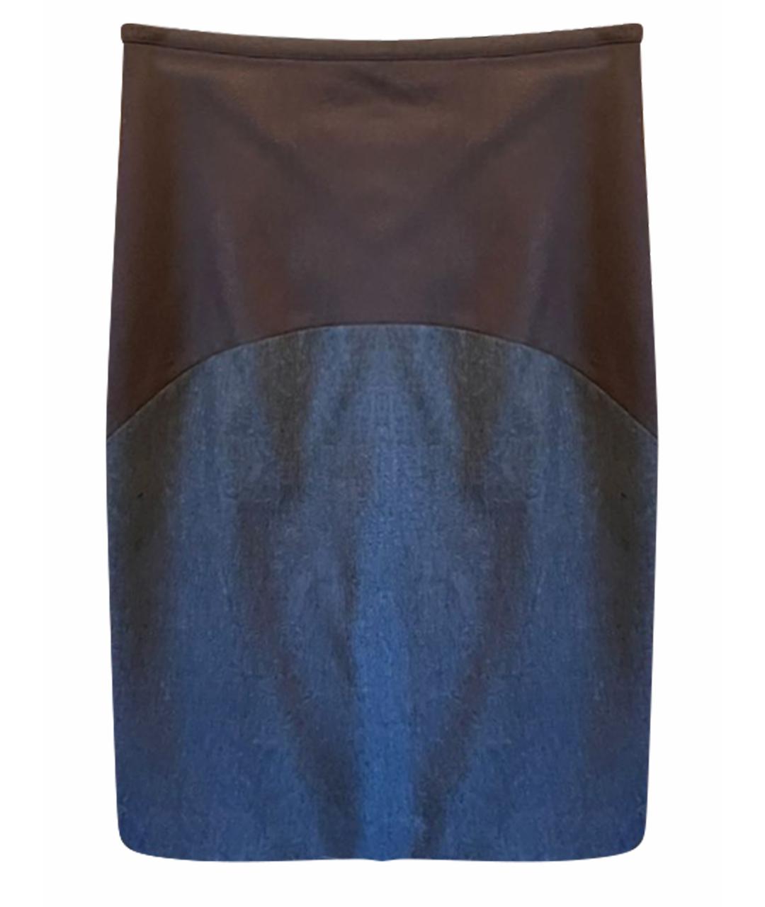 BRUNELLO CUCINELLI Мульти шерстяная юбка мини, фото 1