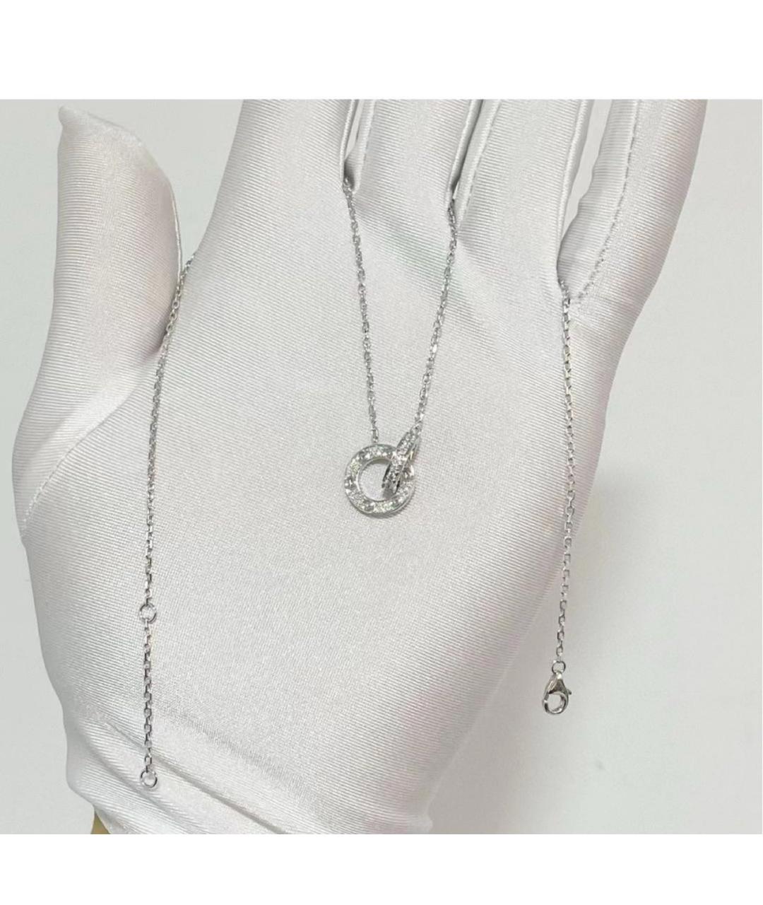 CARTIER Серебряная подвеска из белого золота, фото 2