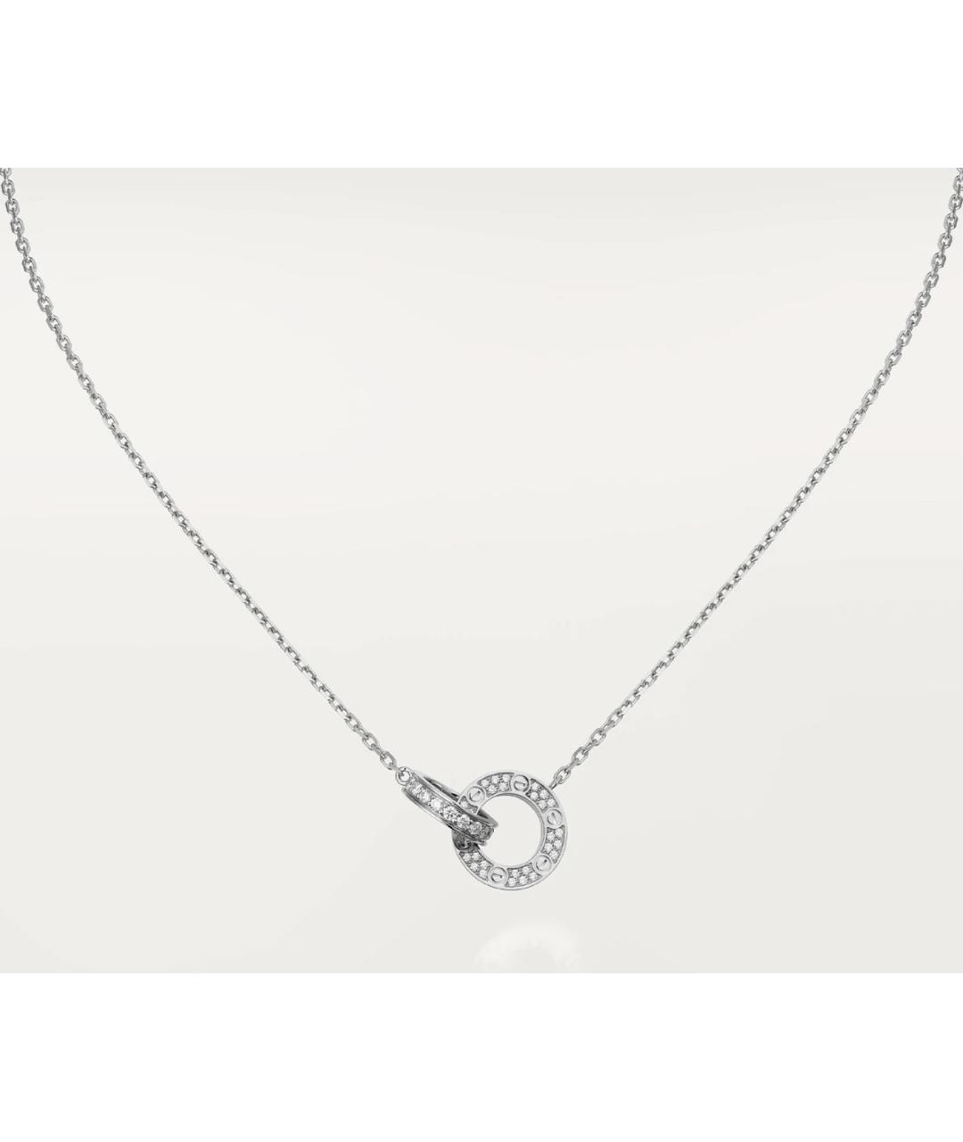 CARTIER Серебряная подвеска из белого золота, фото 4