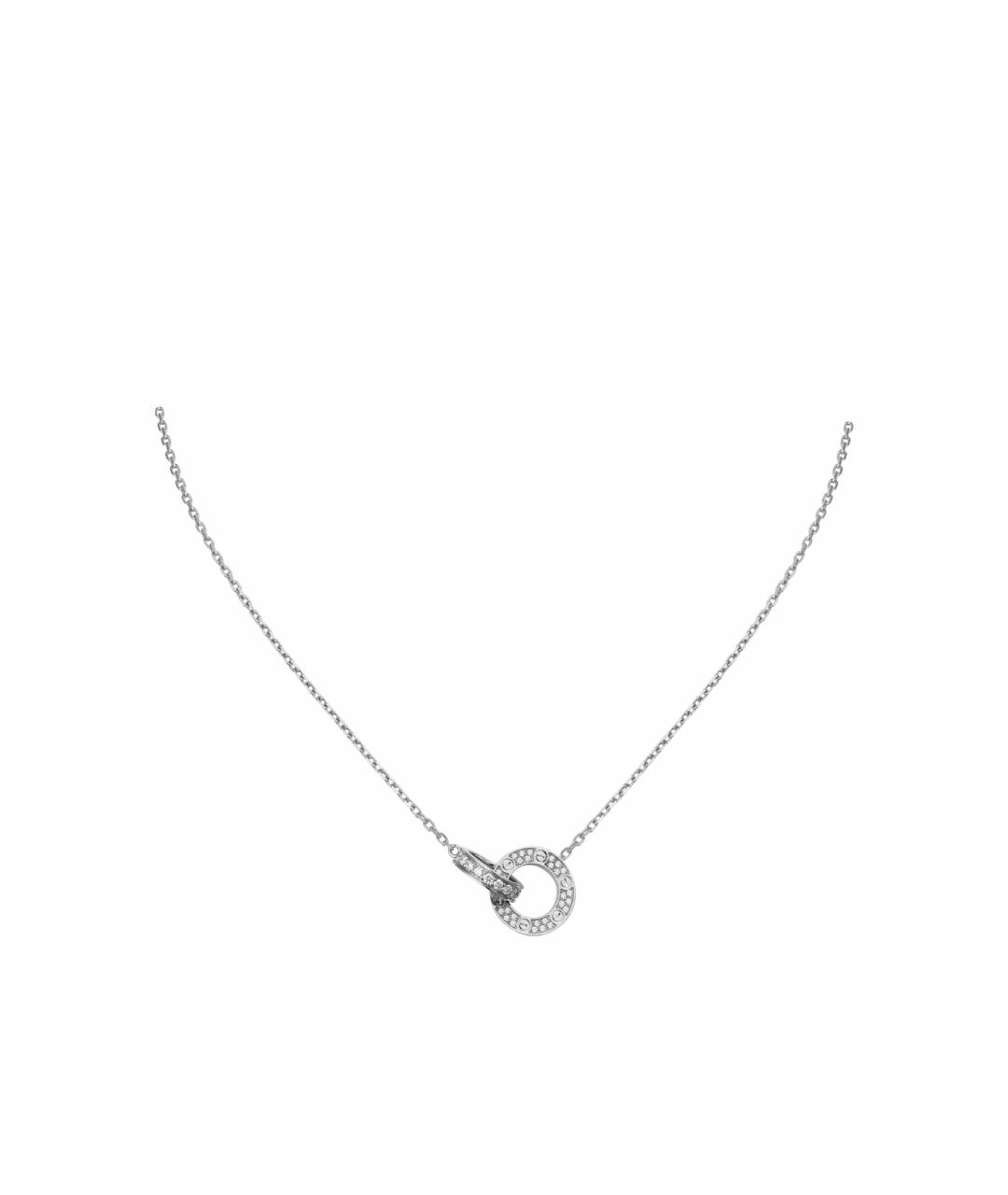 CARTIER Серебряная подвеска из белого золота, фото 1
