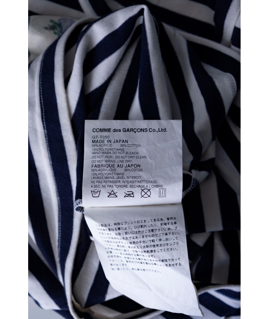 COMME DES GARÇONS Мульти хлопковая футболка, фото 5