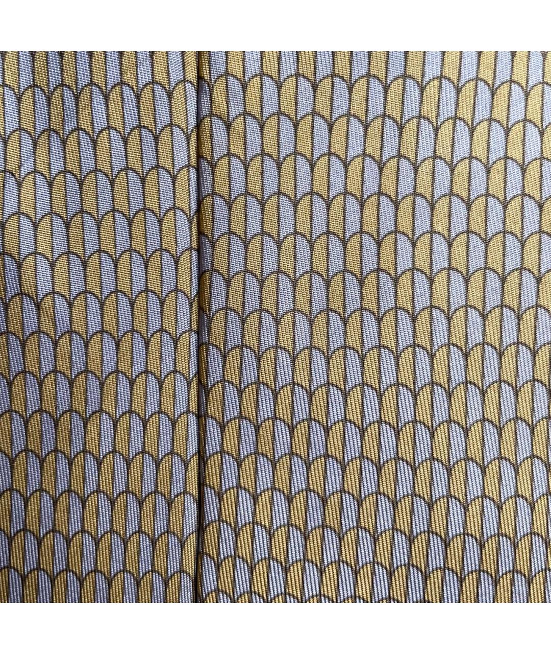 HERMES Мульти шелковый галстук, фото 2