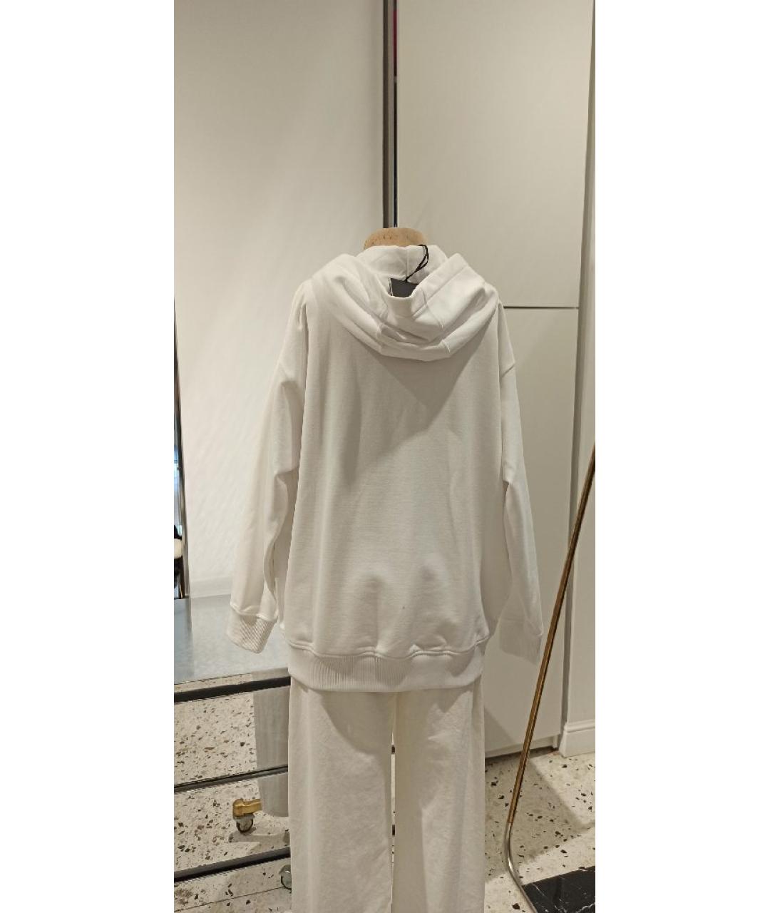 FENDI Белая хлопковая спортивная куртка, фото 3