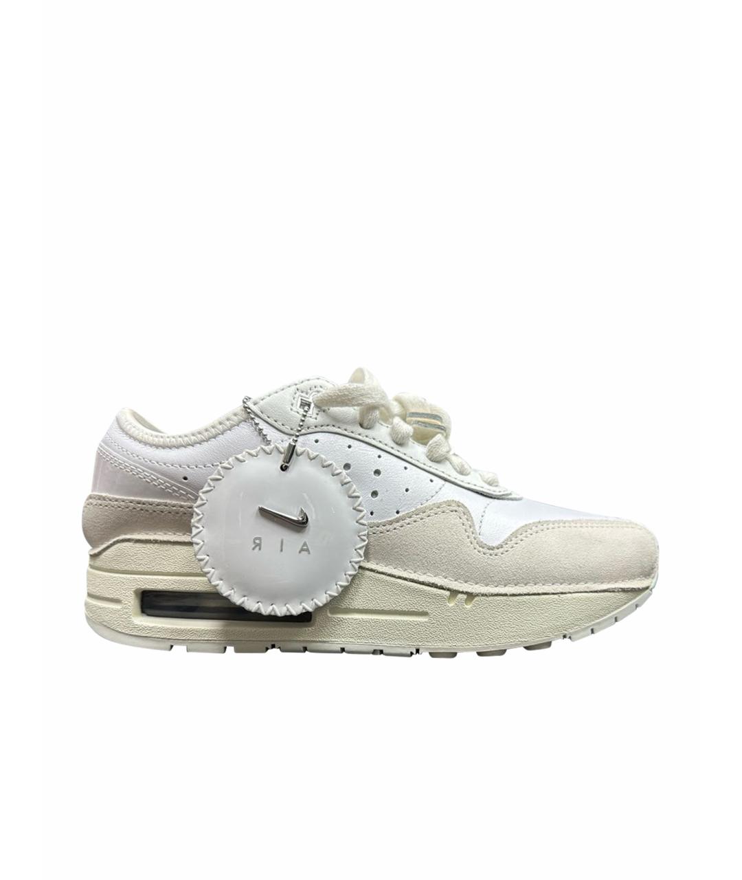 NIKE Белые кроссовки из искусственной кожи, фото 1