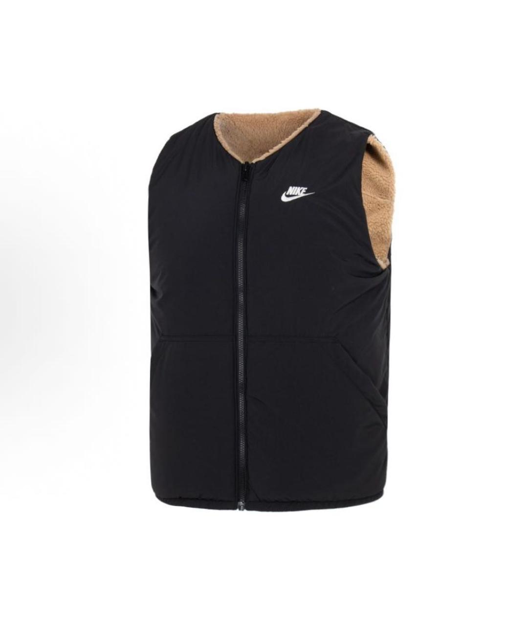 NIKE Черный шерстяной жилет, фото 1