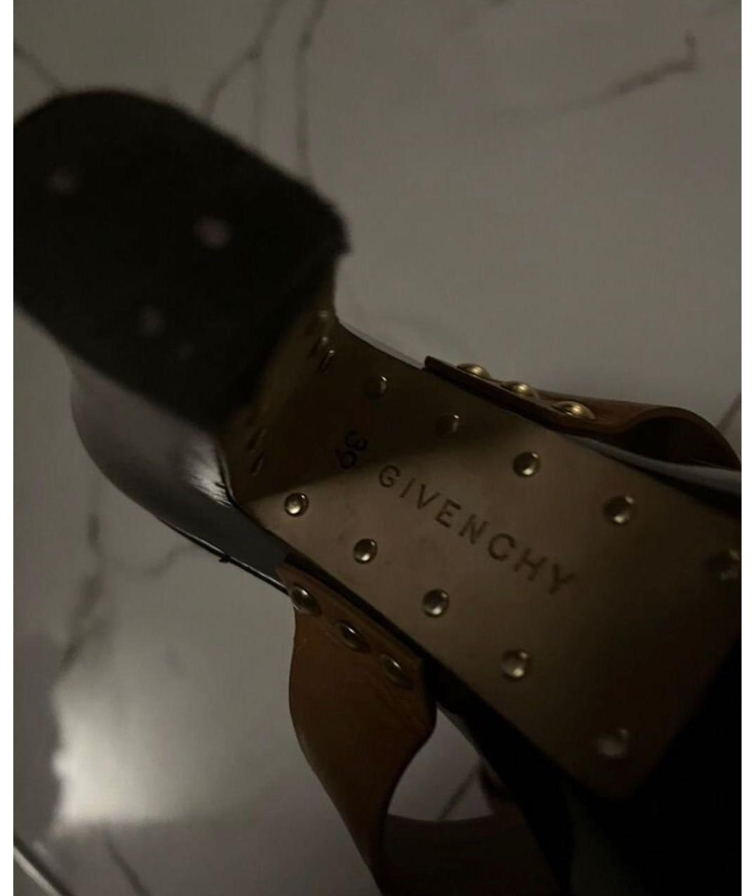 GIVENCHY Коричневые мюли, фото 6