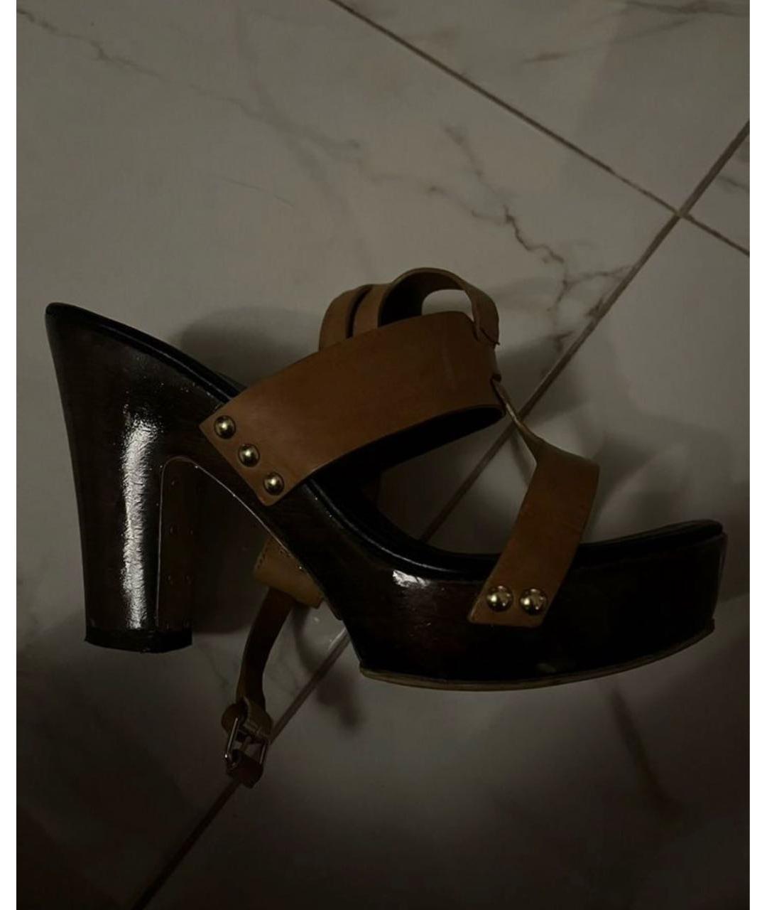 GIVENCHY Коричневые мюли, фото 8