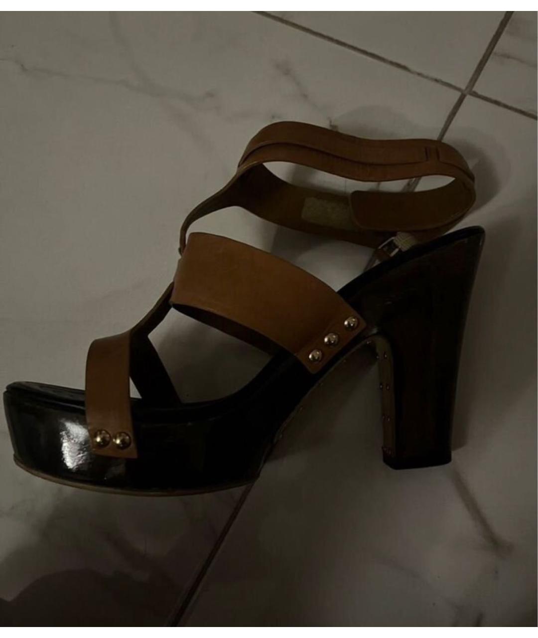GIVENCHY Коричневые мюли, фото 3