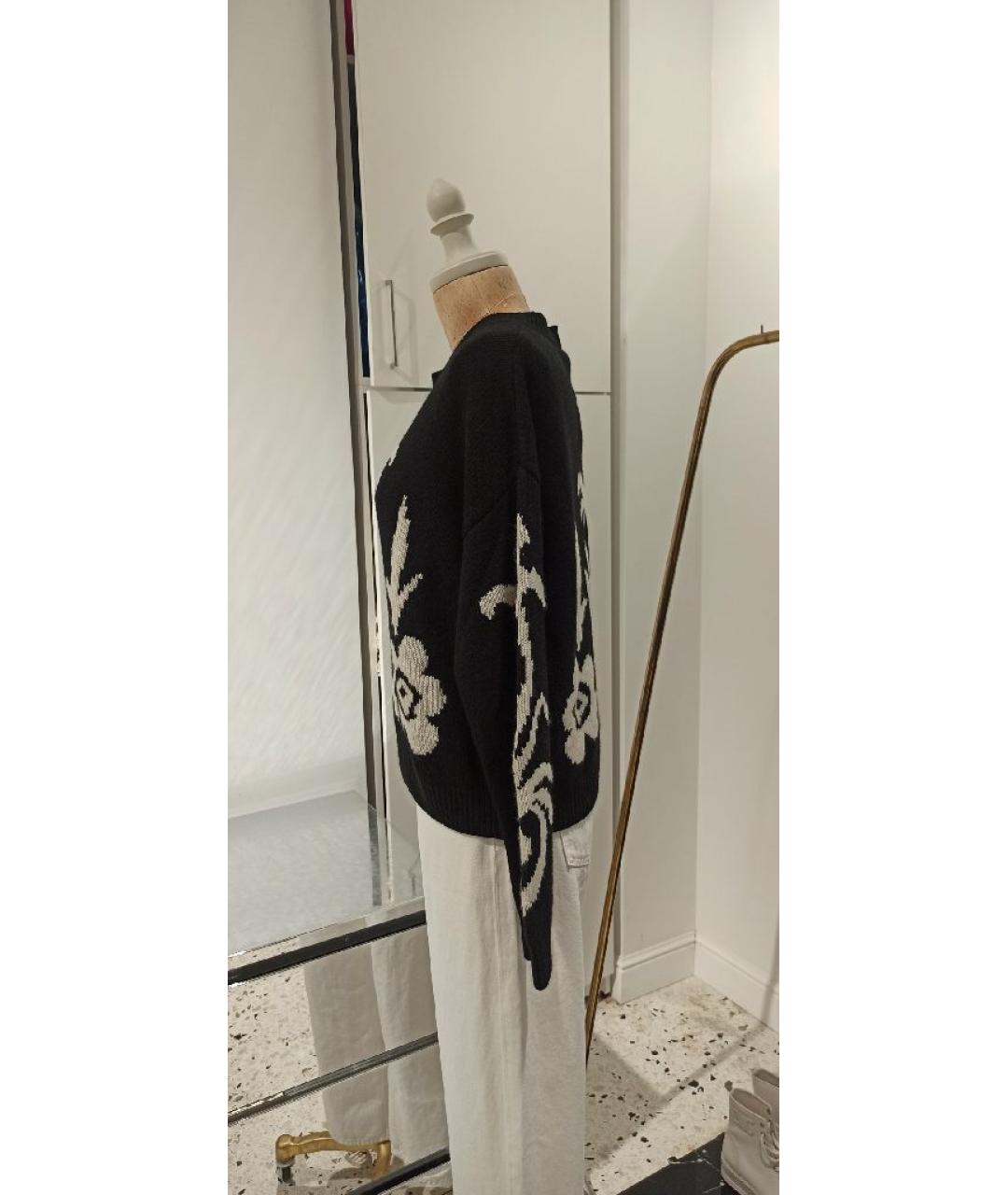 CHRISTIAN DIOR Черный кашемировый джемпер / свитер, фото 2