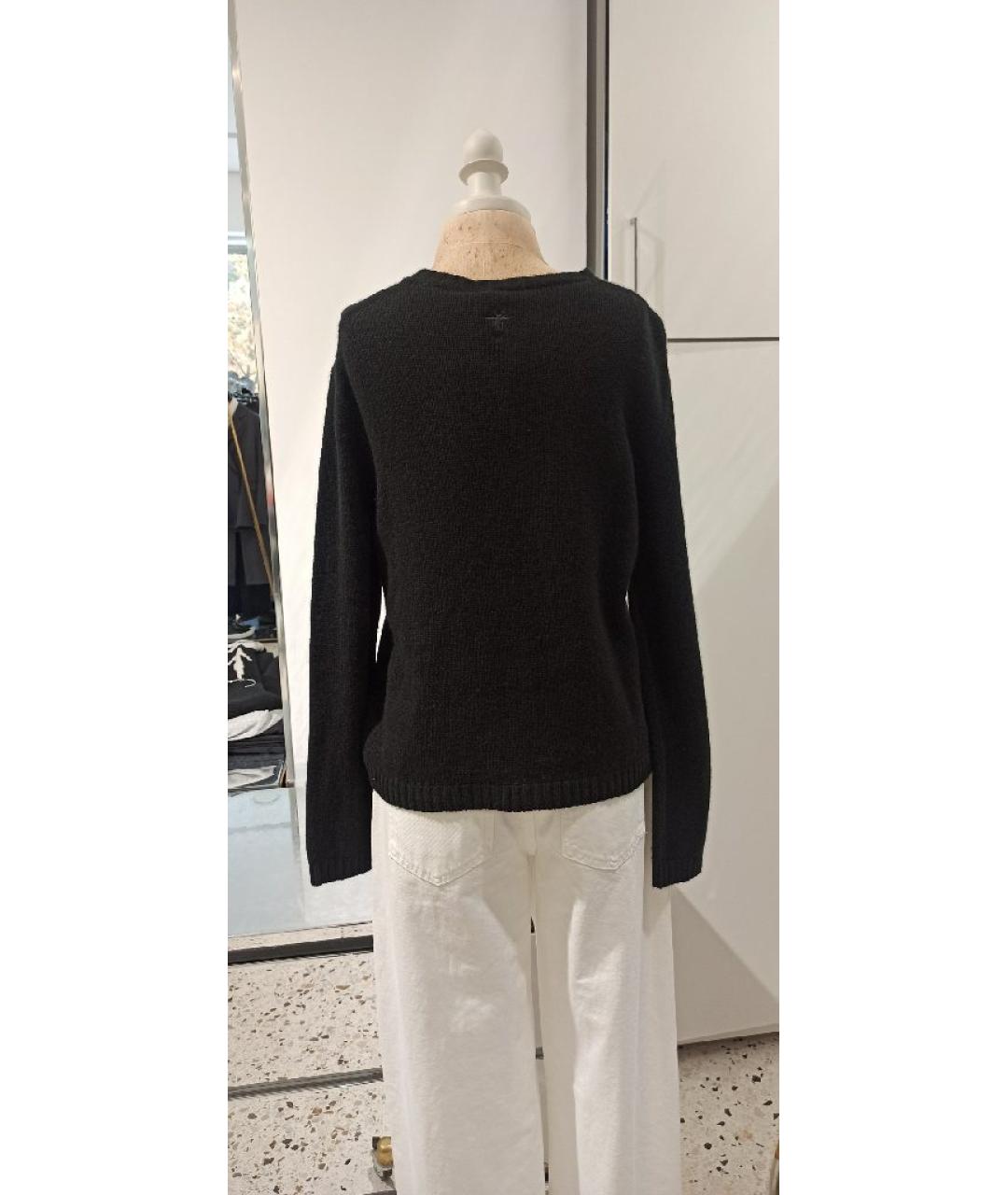 CHRISTIAN DIOR Черный кашемировый джемпер / свитер, фото 3