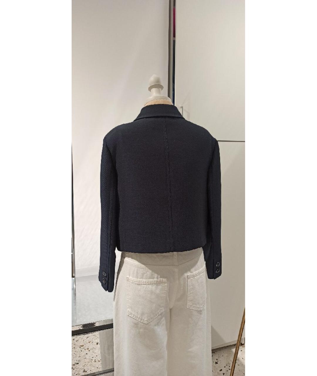 CHRISTIAN DIOR Темно-синий жакет/пиджак, фото 3