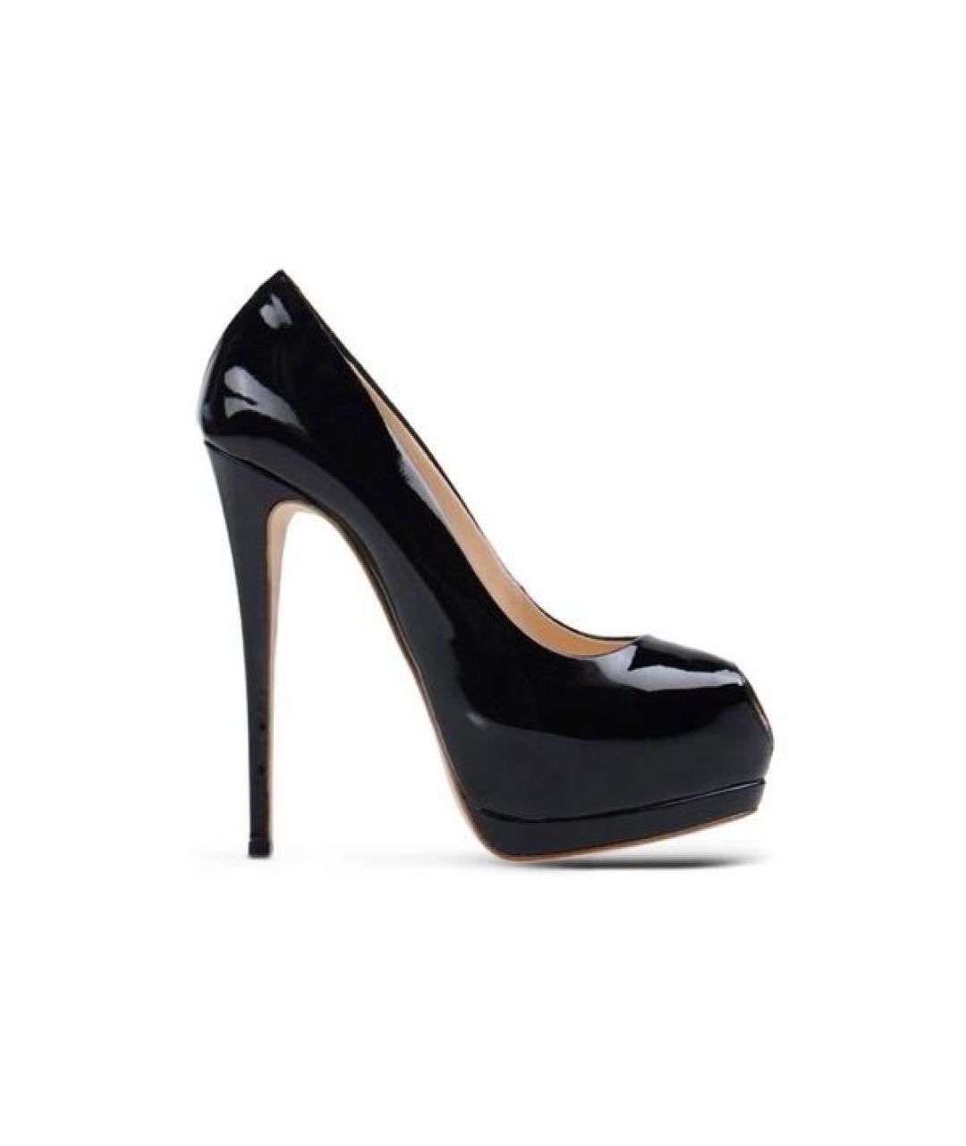 GIUSEPPE ZANOTTI DESIGN Черные туфли из лакированной кожи, фото 9