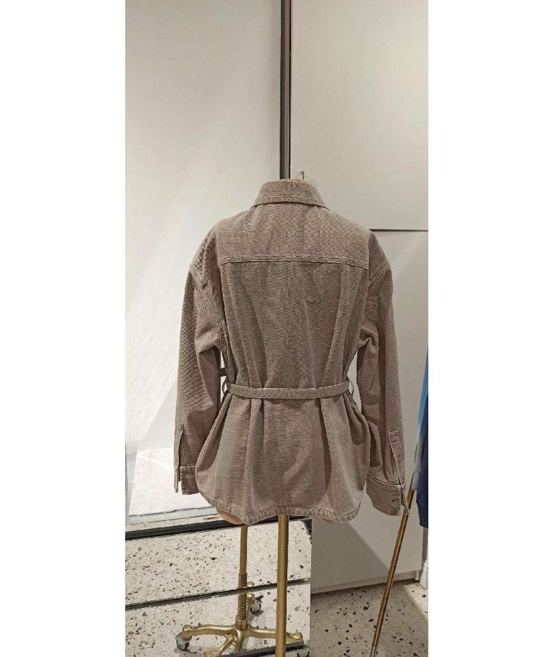 FENDI Бежевая хлопковая куртка, фото 3