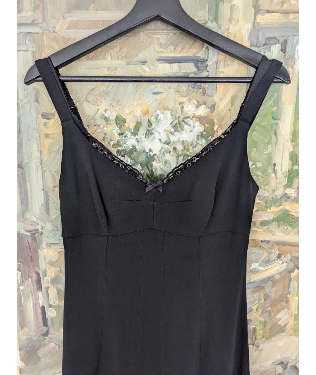DOLCE&GABBANA Черное вечернее платье, фото 4
