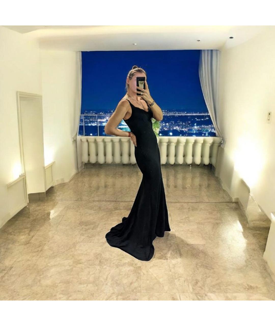 DOLCE&GABBANA Черное вечернее платье, фото 6