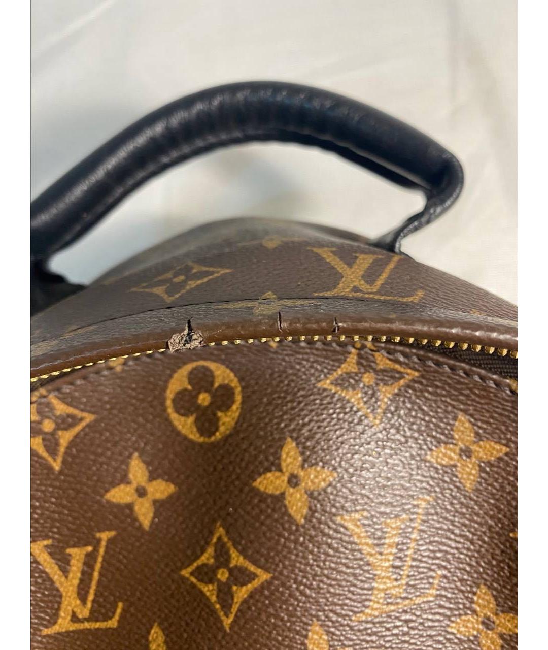 LOUIS VUITTON Коричневый рюкзак, фото 8