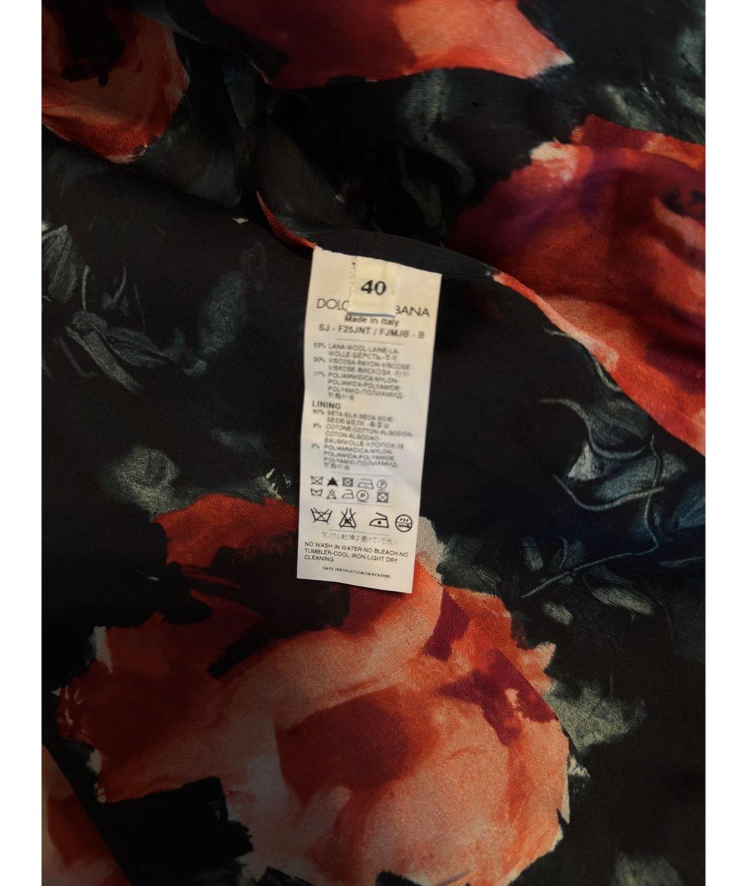 DOLCE&GABBANA Черный шерстяной жакет/пиджак, фото 3