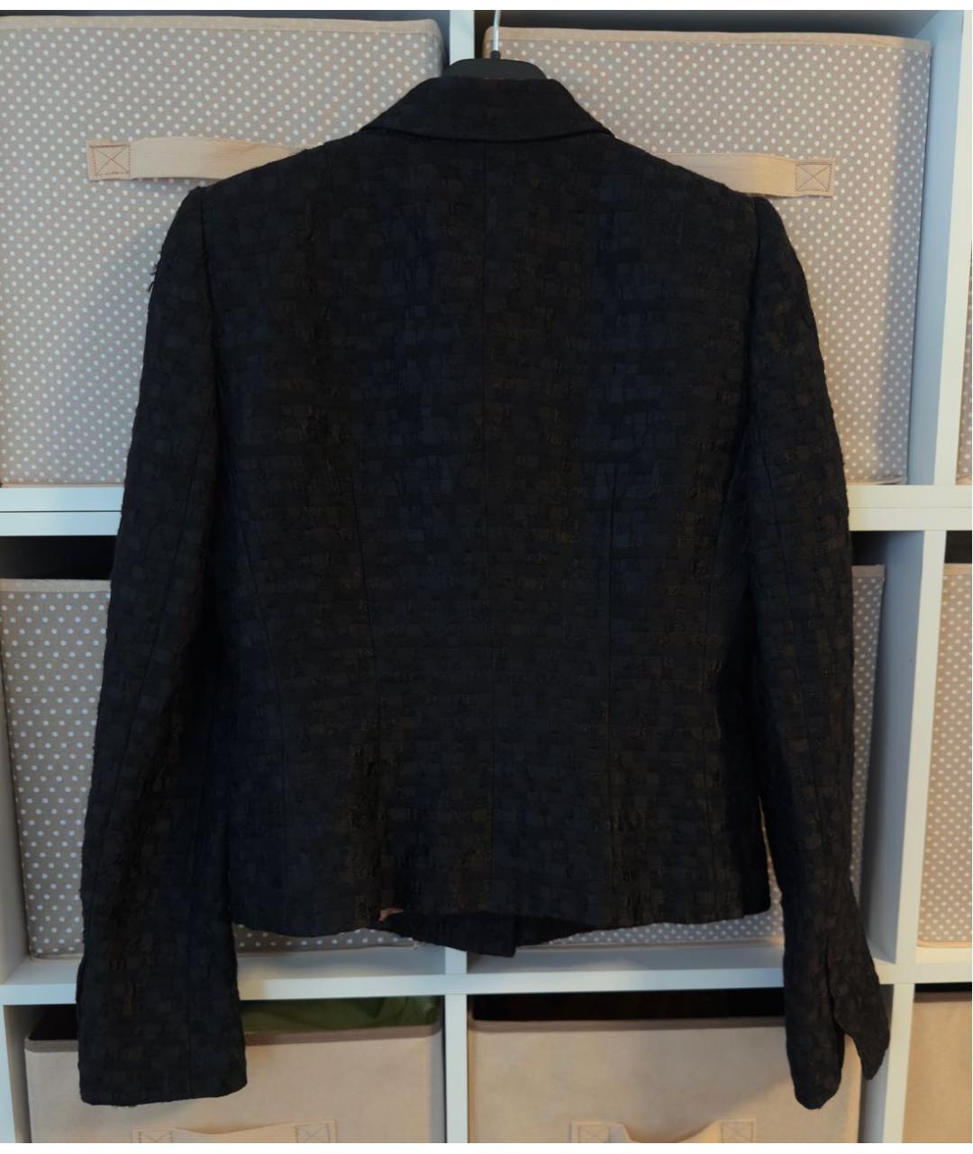 DOLCE&GABBANA Черный шерстяной жакет/пиджак, фото 7