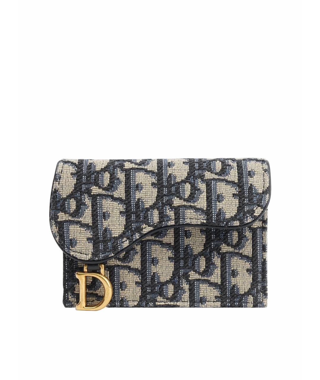 CHRISTIAN DIOR Антрацитовый кошелек, фото 1
