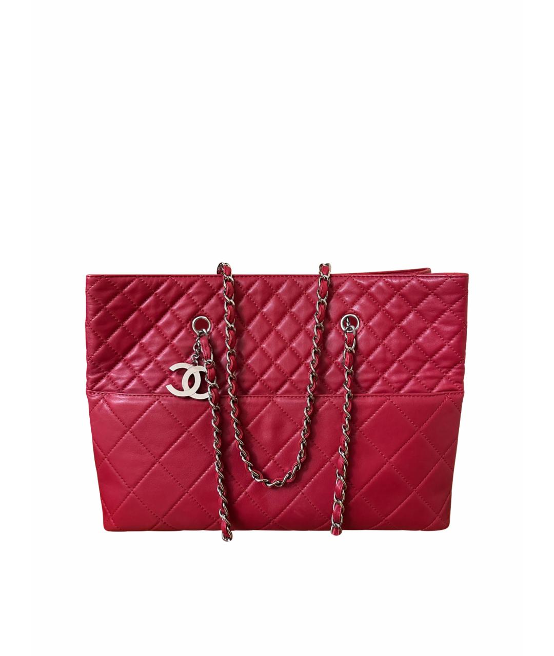 CHANEL Красная сумка через плечо, фото 1