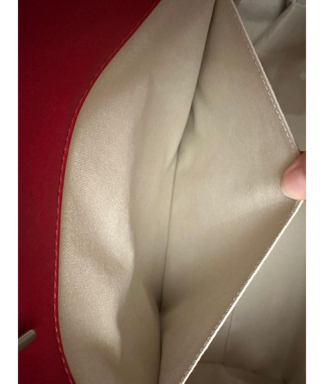 CHANEL Красная сумка через плечо, фото 8