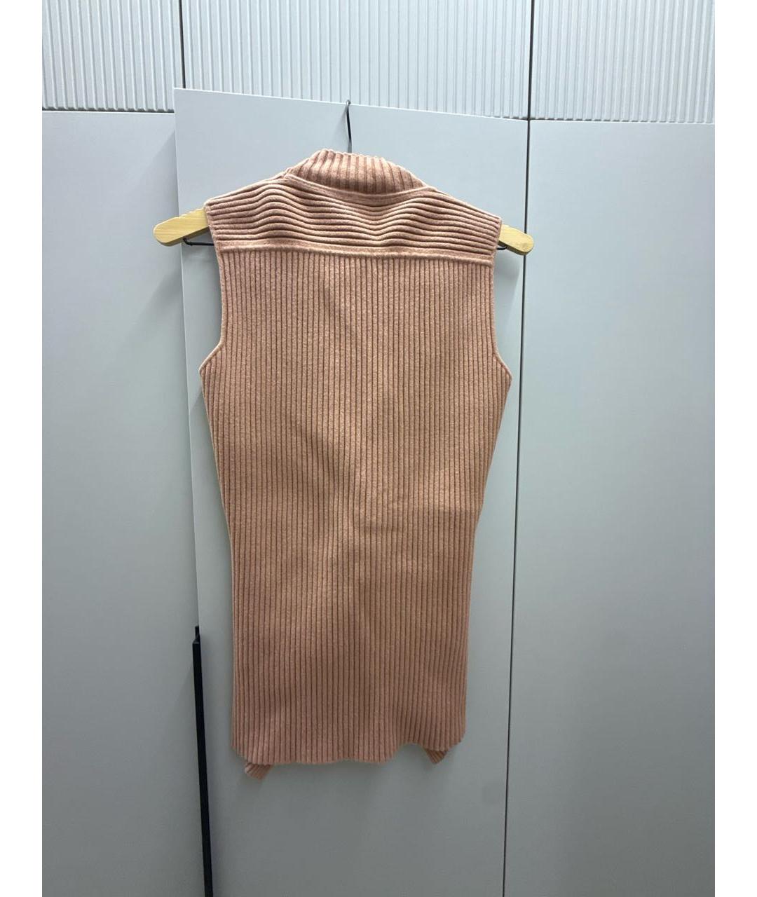 WOLFORD Коричневая шерстяная жилетка, фото 2