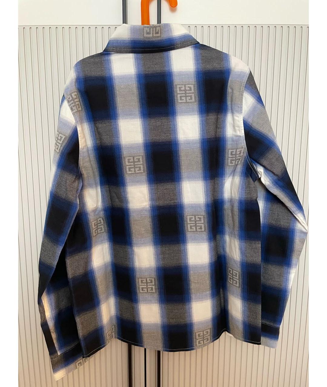 GIVENCHY KIDS Синяя хлопковая детская рубашка, фото 4